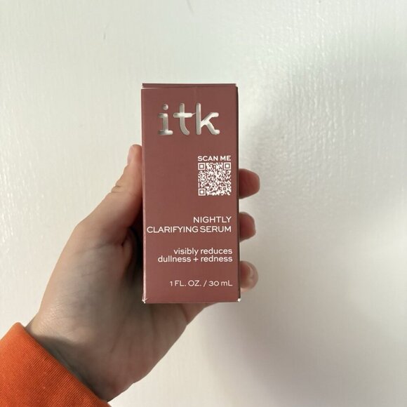 ITK Nightly Clarifying Facial Serum Reduces Dullness+Redness Azelaic Acid, 1 oz. - Picture 1 of 6